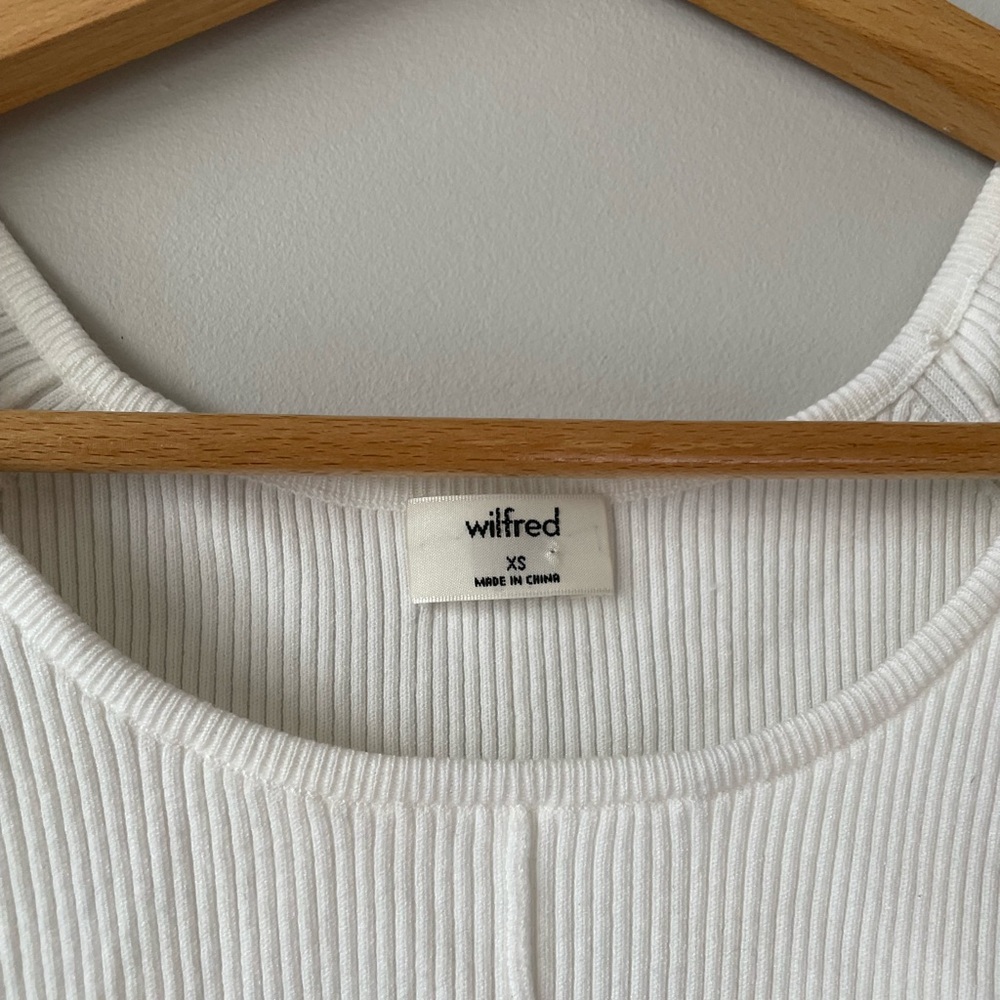 Wilfred white bell sleeve top - Picture 6 of 10